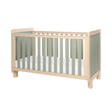 Tutti Bambini Kuba Cot Bed - Golden Oak & Sage Weave