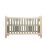 Tutti Bambini Kuba Cot Bed - Golden Oak & Sage Weave