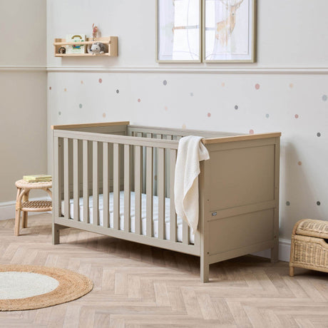 Tutti Bambini Misha Cot Bed - Mushroom & Golden Oak