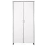 Tutti Bambini Modena Double Nursery Wardrobe – Grey Ash / White