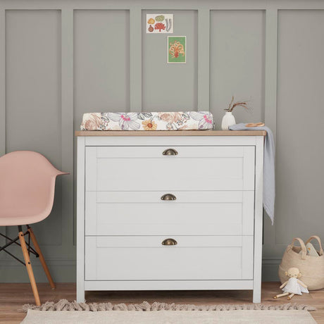 Tutti Bambini Verona Chest Changer - White / Oak