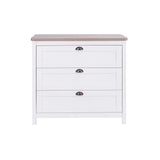 Tutti Bambini Verona Chest Changer - White / Oak