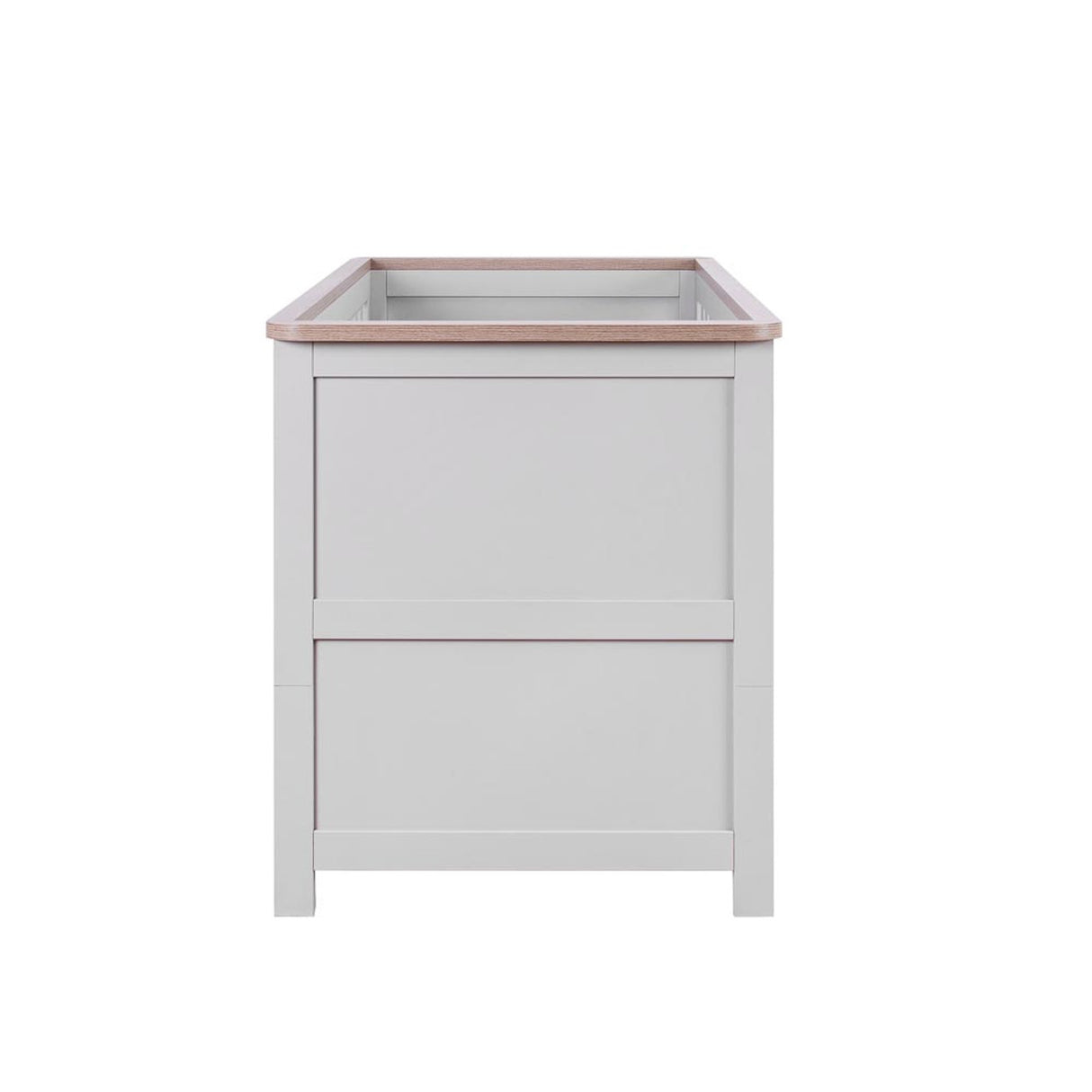 Tutti Bambini Verona Cot Bed - Dove Grey / Oak