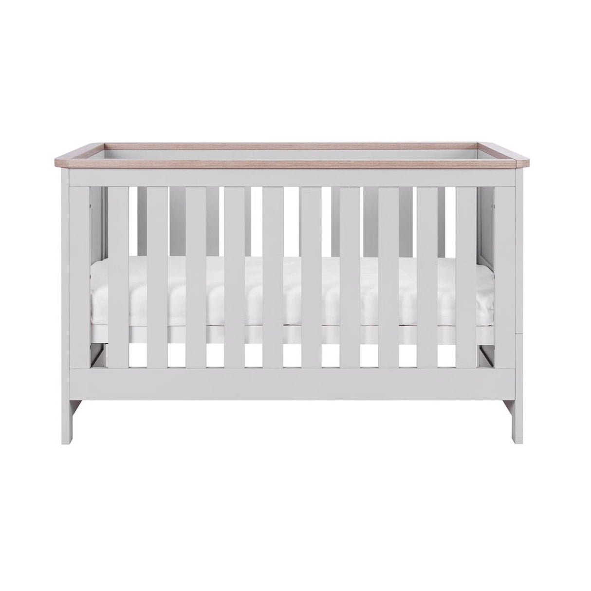 Tutti Bambini Verona Cot Bed - Dove Grey / Oak