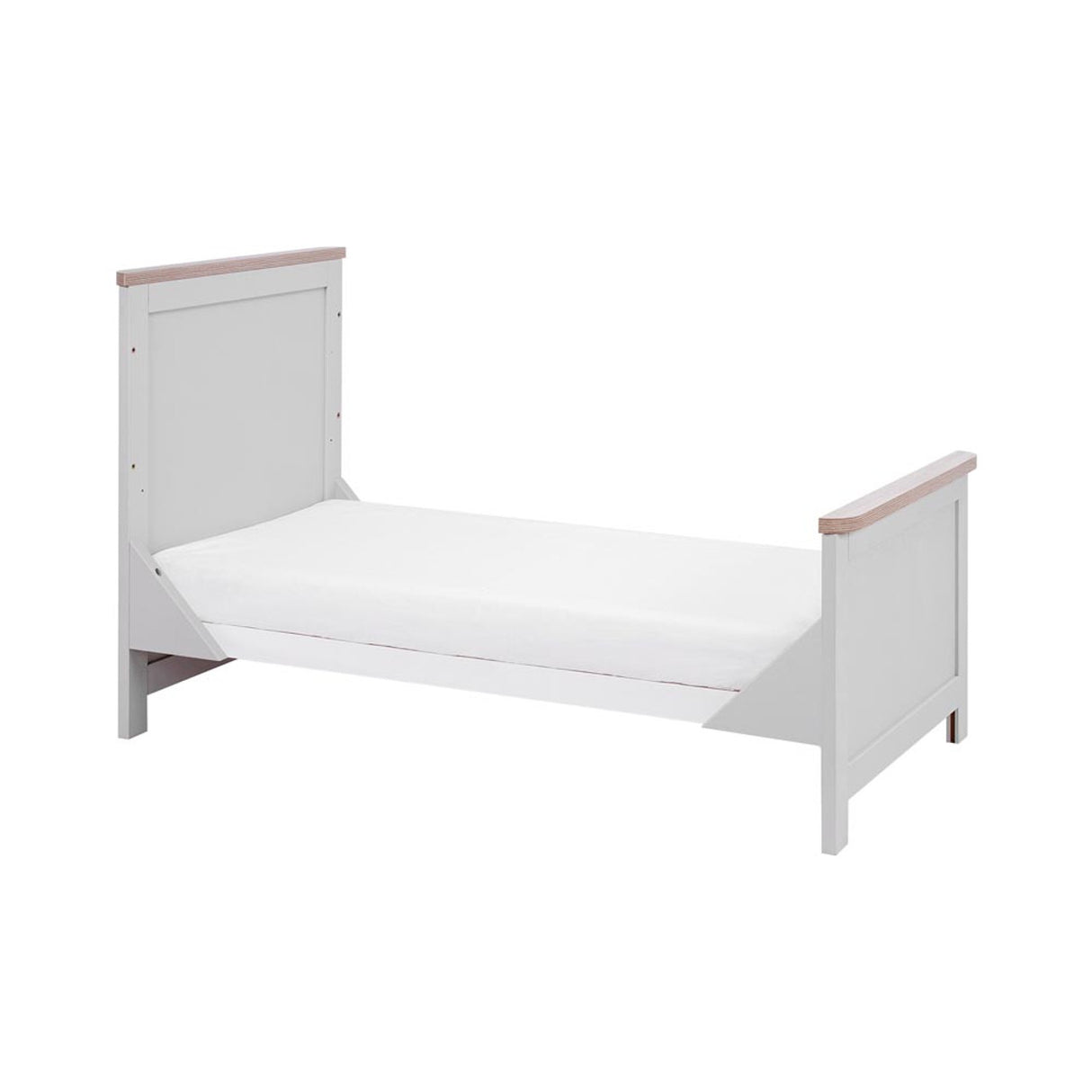 Tutti Bambini Verona Cot Bed - Dove Grey / Oak