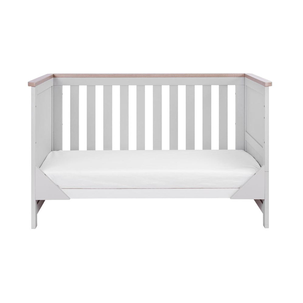 Tutti Bambini Verona Cot Bed - Dove Grey / Oak