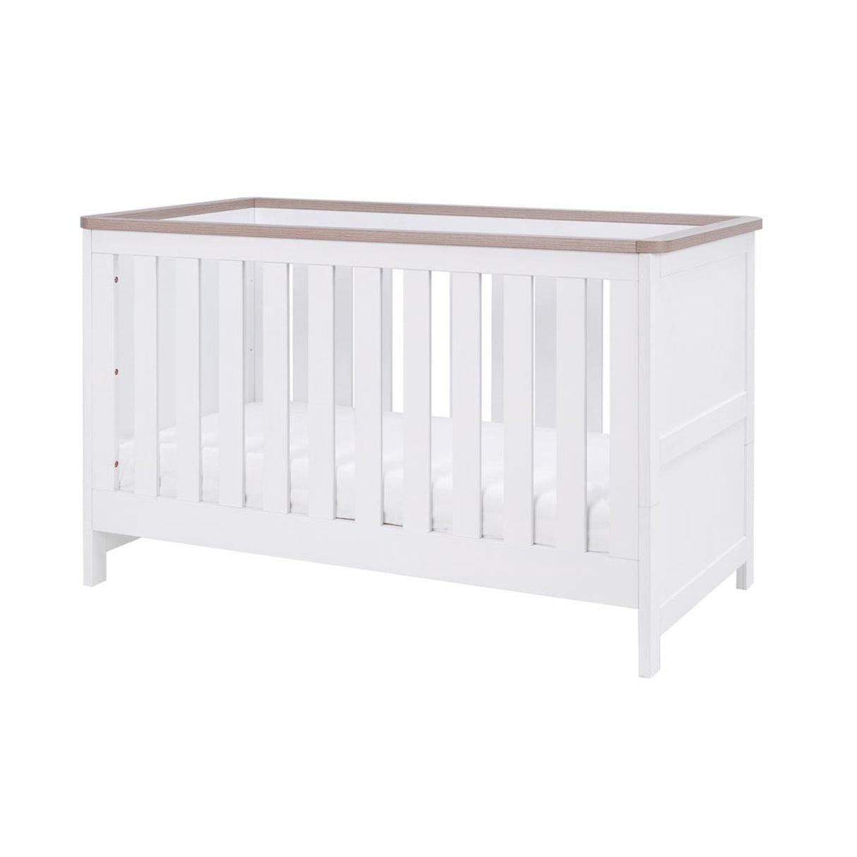 Tutti Bambini Verona Cot Bed - White / Oak