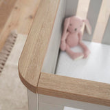 Tutti Bambini Verona Cot Bed - White / Oak