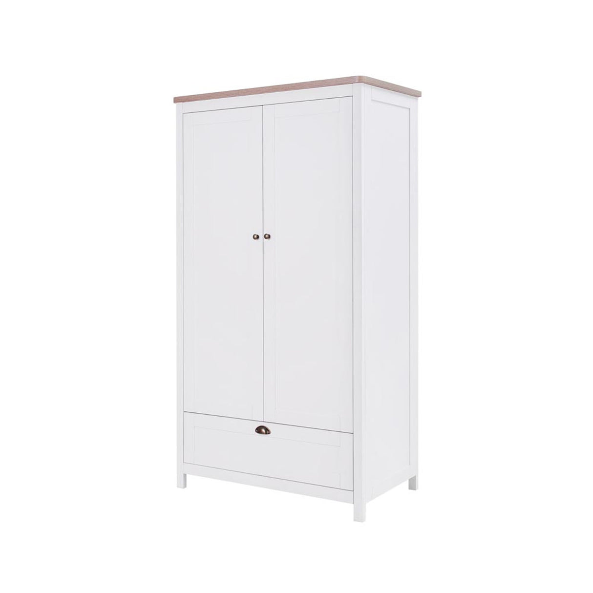 Tutti Bambini Verona Wardrobe - White / Oak