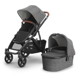 UPPAbaby Vista V3 Travel System Bundle with Cybex Cloud T Car Seat and ISOFIX Base - Greyson