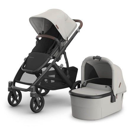 UPPAbaby VISTA V3 Travel System with BeSafe Go Beyond Car Seat and ISOFIX Base - Savannah