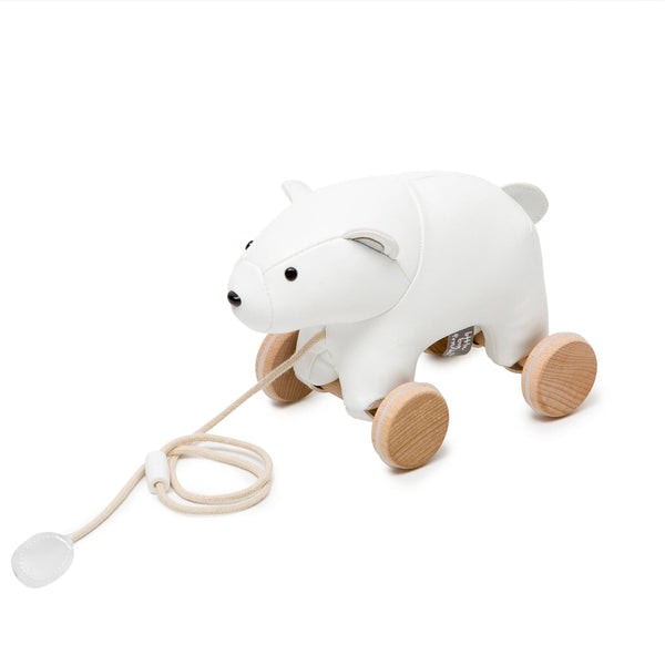 Little Big Friends Pull Along Animal Toy – Nathan the Polar Bear