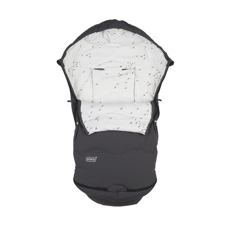 Voksi Explorer All Seasons Universal Footmuff - Grey Flying