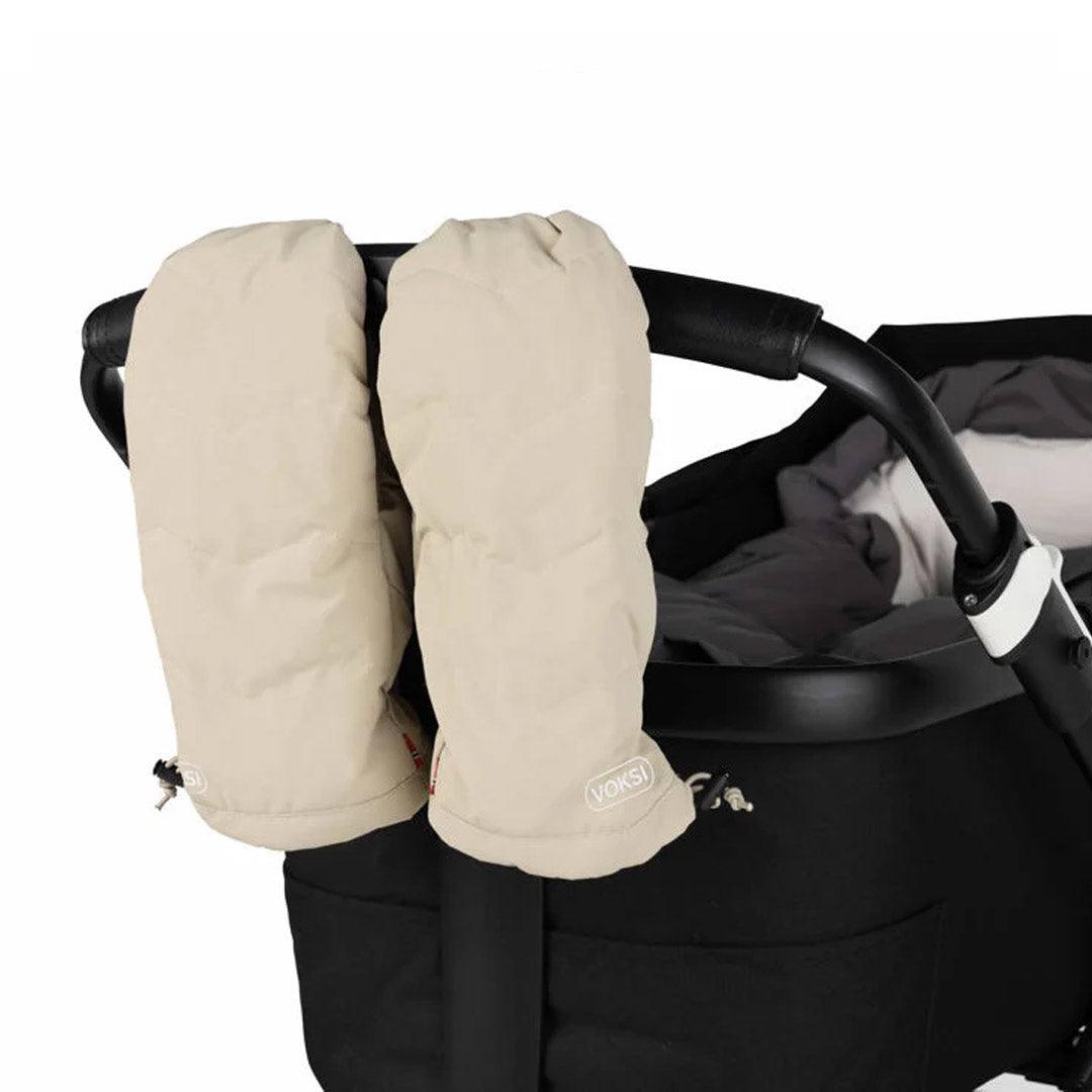 Voksi Pushchair Mittens - Seashell Sand