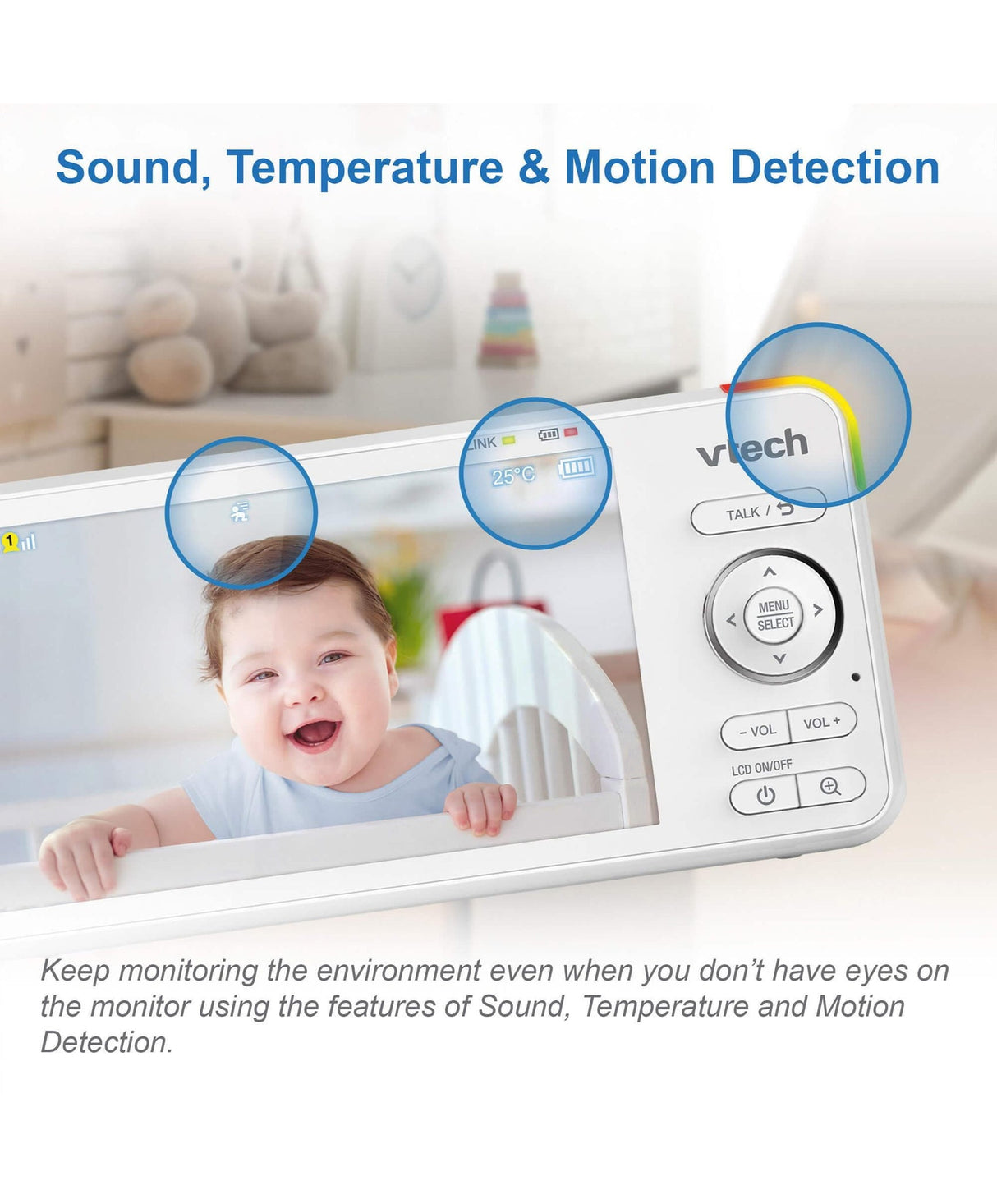 VTech RM5766HD Smart HD Video Baby Monitor