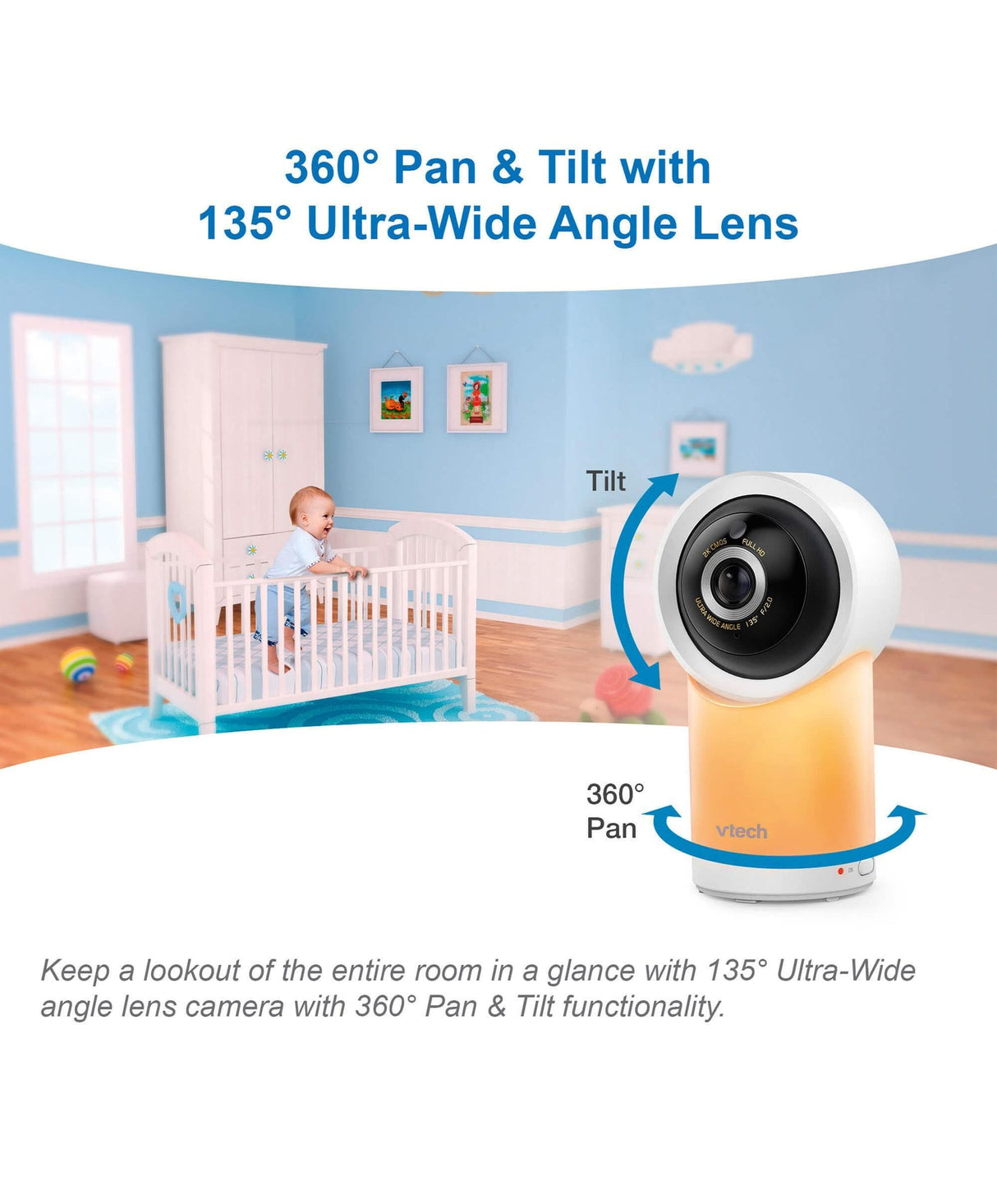 VTech RM5766HD Smart HD Video Baby Monitor