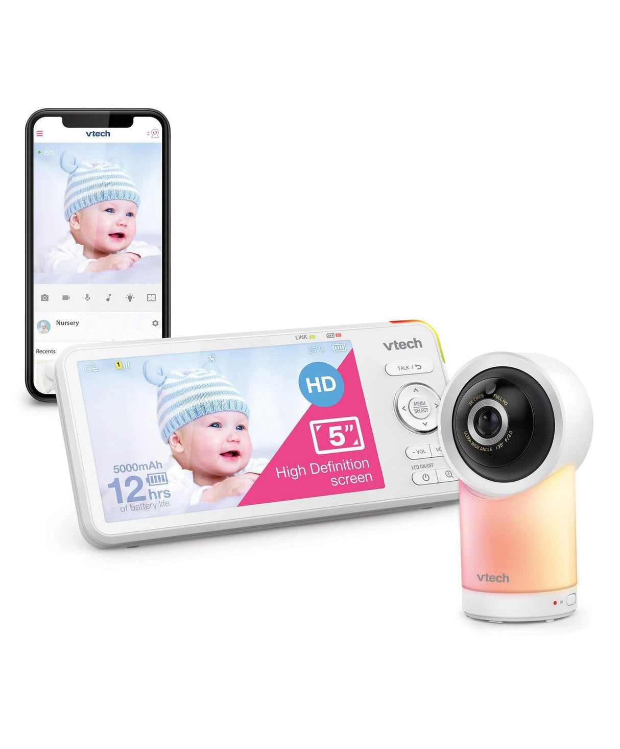 VTech RM5766HD Smart HD Video Baby Monitor