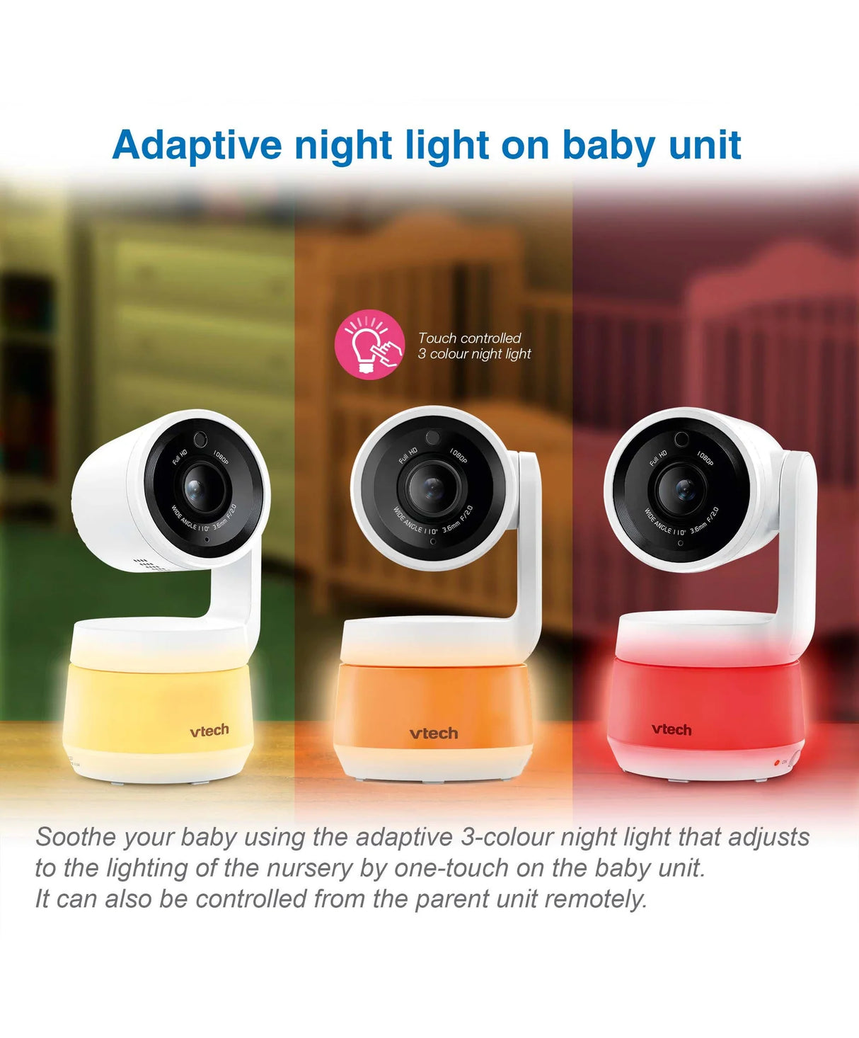 VTech RM7767HD 7" Smart Wi-Fi Video Baby Monitor