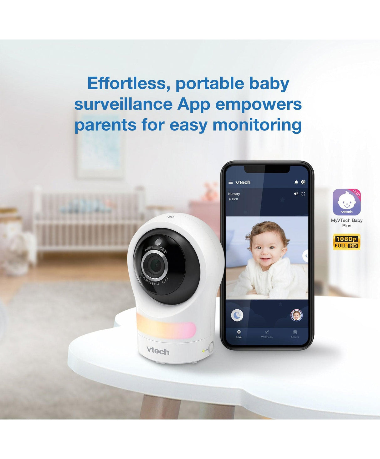 VTech RM9761 Smart Wi-Fi Video Baby Monitor