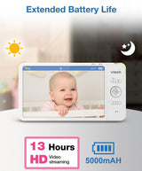 VTech VM7367HD 7” HD Video Baby Monitor