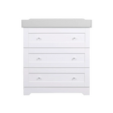 Tutti Bambini Rio Nursery Dresser / Chest Changer - White / Dove Grey