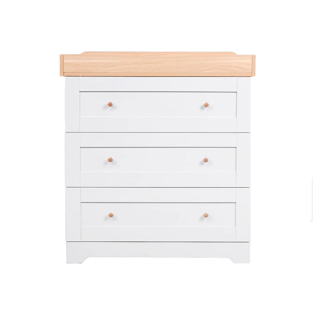 Tutti Bambini Rio Nursery Dresser / Chest Changer - Dove Grey / Oak