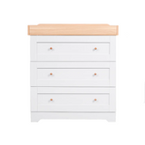 Tutti Bambini Rio Nursery Dresser / Chest Changer - Dove Grey / Oak